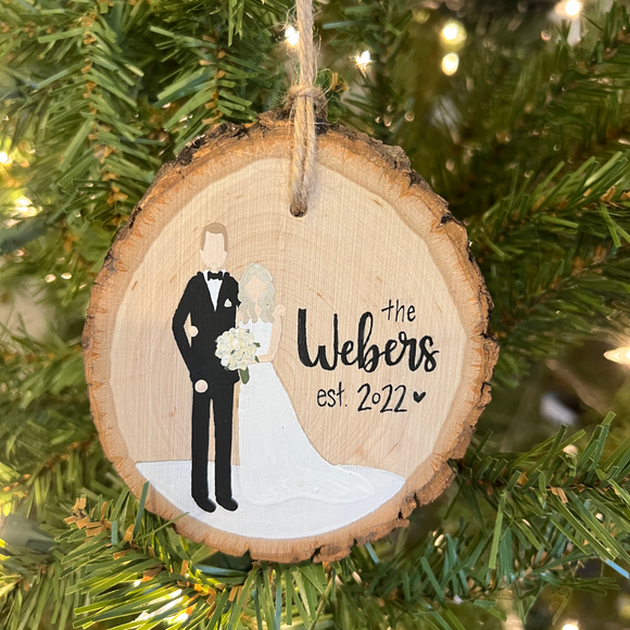 Custom Wedding Ornament