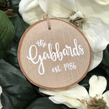 Custom Mr. and Mrs. / Wedding / Family Name Ornament